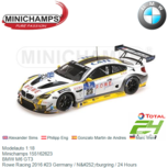 Modelauto 1:18 | Minichamps 155162623 | BMW M6 GT3 | Rowe Racing 2016 #23 Germany / Nürburgring / 24 Hours Modelauto 1:18 | Minichamps 155162623 | BMW M6 GT3 | Rowe Racing 2016 #23 Germany / Nürburgring / 24 Hours