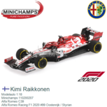 Modelauto 1:18 | Minichamps 110200207 | Alfa Romeo C39 | Alfa Romeo Racing F1 2020 #99 Oostenrijk / Styrian Modelauto 1:18 | Minichamps 110200207 | Alfa Romeo C39 | Alfa Romeo Racing F1 2020 #99 Oostenrijk / Styrian