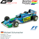 Modelauto 1:43 | GP Replicas GP044A | Benetton B194 Ford | Benetton 1994 #5 Modelauto 1:43 | GP Replicas GP044A | Benetton B194 Ford | Benetton 1994 #5