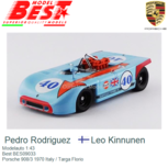 Modelauto 1:43 | Best BES09033 | Porsche 908/3 1970 Italy / Targa Florio Modelauto 1:43 | Best BES09033 | Porsche 908/3 1970 Italy / Targa Florio
