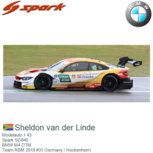 Modelauto 1:43 | Spark SG640 | BMW M4 DTM | Team RBM 2019 #31 Germany / Hockenheim Modelauto 1:43 | Spark SG640 | BMW M4 DTM | Team RBM 2019 #31 Germany / Hockenheim