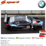 Modelauto 1:43 | Spark SB411 | BMW M6 GT3 | Walkenhorst Motorsport 2020 #34 Belgium / Spa-Francorchamps / 24 Hours Modelauto 1:43 | Spark SB411 | BMW M6 GT3 | Walkenhorst Motorsport 2020 #34 Belgium / Spa-Francorchamps / 24 Hours