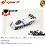 Modelauto 1:43 | Spark 43DA87 | Porsche 935 K3/80 1981 #14 USA / Daytona 24 hours Modelauto 1:43 | Spark 43DA87 | Porsche 935 K3/80 1981 #14 USA / Daytona 24 hours