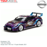 Modelauto 1:64 | TSM MGT00245 | Nissan 35GT-RR Ver.1 Purple Metallic 2021 Modelauto 1:64 | TSM MGT00245 | Nissan 35GT-RR Ver.1 Purple Metallic 2021