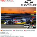 Modelauto 1:43 | TSM TSM430513 | Chevrolet Corvette C8.R | Corvette Racing 2020 #4 USA / Daytona 24 hours Modelauto 1:43 | TSM TSM430513 | Chevrolet Corvette C8.R | Corvette Racing 2020 #4 USA / Daytona 24 hours