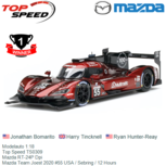 Modelauto 1:18 | Top Speed TS0309 | Mazda RT-24P Dpi | Mazda Team Joest 2020 #55 USA / Sebring / 12 Hours Modelauto 1:18 | Top Speed TS0309 | Mazda RT-24P Dpi | Mazda Team Joest 2020 #55 USA / Sebring / 12 Hours