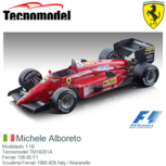 Modelauto 1:18 | Tecnomodel TM18201A | Ferrari 156-85 F1 | Scuderia Ferrari 1985 #28 Italy / Maranello Modelauto 1:18 | Tecnomodel TM18201A | Ferrari 156-85 F1 | Scuderia Ferrari 1985 #28 Italy / Maranello