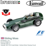 Modelauto 1:43 | Brumm R098-CH | Vanwall VW5 L4 | Vanwall 1957 #18 Great Britain / Aintree Motor Racing Circuit Modelauto 1:43 | Brumm R098-CH | Vanwall VW5 L4 | Vanwall 1957 #18 Great Britain / Aintree Motor Racing Circuit