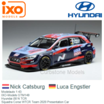 Modelauto 1:43 | IXO-Models GTM149 | Hyundai i30 N TCR | Squadra Corse WTCR Team 2020 Presentation Car Modelauto 1:43 | IXO-Models GTM149 | Hyundai i30 N TCR | Squadra Corse WTCR Team 2020 Presentation Car