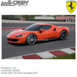 Modelauto 1:43 | Looksmart LS533G | Ferrari 296 GTB Rosso Scuderia 2021 Modelauto 1:43 | Looksmart LS533G | Ferrari 296 GTB Rosso Scuderia 2021