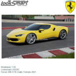 Modelauto 1:43 | Looksmart LS533C | Ferrari 296 GTB Giallo Tristrato 2021 Modelauto 1:43 | Looksmart LS533C | Ferrari 296 GTB Giallo Tristrato 2021