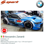 Modelauto 1:43 | Spark SG644 | BMW M4 DTM 2019 #4 Japan / Fuji / DTM and SuperGT Modelauto 1:43 | Spark SG644 | BMW M4 DTM 2019 #4 Japan / Fuji / DTM and SuperGT