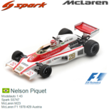 Modelauto 1:43 | Spark S5747 | McLaren M23 | McLaren F1 1978 #29 Austria Modelauto 1:43 | Spark S5747 | McLaren M23 | McLaren F1 1978 #29 Austria