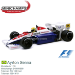Modelauto 1:18 | Minichamps 540841899 | Toleman TG 184 Hart | Toleman 1984 #19 Modelauto 1:18 | Minichamps 540841899 | Toleman TG 184 Hart | Toleman 1984 #19