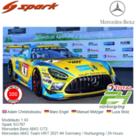 Modelauto 1:43 | Spark SG787 | Mercedes Benz AMG GT3 | Mercedes AMG Team HRT 2021 #4 Germany / Nürburgring / 24 Hours Modelauto 1:43 | Spark SG787 | Mercedes Benz AMG GT3 | Mercedes AMG Team HRT 2021 #4 Germany / Nürburgring / 24 Hours