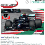 Modelauto 1:43 | Minichamps 410200177 | Mercedes AMG F1 W11 EQ Performance | Mercedes AMG F1 2020 #77 Austria / Red Bull Ring / Austrian Grand Prix Modelauto 1:43 | Minichamps 410200177 | Mercedes AMG F1 W11 EQ Performance | Mercedes AMG F1 2020 #77 Austria / Red Bull Ring / Austrian Grand Prix
