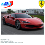 Modelauto 1:18 | BBR Models P18210A | Ferrari 296 GTB Rosso Corsa 322 2021 Modelauto 1:18 | BBR Models P18210A | Ferrari 296 GTB Rosso Corsa 322 2021