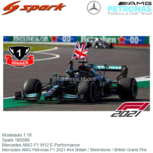 Modelauto 1:18 | Spark 18S599 | Mercedes AMG F1 W12 E-Performance | Mercedes AMG Petronas F1 2021 #44 Britain / Silverstone / British Grand Prix Modelauto 1:18 | Spark 18S599 | Mercedes AMG F1 W12 E-Performance | Mercedes AMG Petronas F1 2021 #44 Britain / Silverstone / British Grand Prix