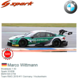 Modelauto 1:43 | Spark SG638 | BMW M4 DTM | Team RMG 2019 #11 Germany / Hockenheim Modelauto 1:43 | Spark SG638 | BMW M4 DTM | Team RMG 2019 #11 Germany / Hockenheim