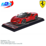Modelauto 1:43 | BBR Models BBRC244C | Ferrari SF90 Spider Rosso Corsa 322 Modelauto 1:43 | BBR Models BBRC244C | Ferrari SF90 Spider Rosso Corsa 322
