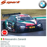 Modelauto 1:43 | Spark SG636 | BMW M4 DTM | BMW Team RMG 2018 #12 Italy / Misano Modelauto 1:43 | Spark SG636 | BMW M4 DTM | BMW Team RMG 2018 #12 Italy / Misano