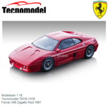Modelauto 1:18 | Tecnomodel TM18-131B | Ferrari 348 Zagatto Red 1991 Modelauto 1:18 | Tecnomodel TM18-131B | Ferrari 348 Zagatto Red 1991