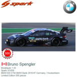 Modelauto 1:43 | Spark SG630 | BMW M4 DTM BMW Bank 2018 #7 Germany / Hockenheim Modelauto 1:43 | Spark SG630 | BMW M4 DTM BMW Bank 2018 #7 Germany / Hockenheim