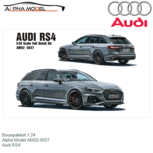 Bouwpakket 1:24 | Alpha Model AM02-0027 | Audi RS4 Bouwpakket 1:24 | Alpha Model AM02-0027 | Audi RS4
