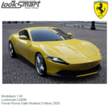 Modelauto 1:43 | Looksmart LS508I | Ferrari Roma Giallo Modena {Yellow} 2020 Modelauto 1:43 | Looksmart LS508I | Ferrari Roma Giallo Modena {Yellow} 2020
