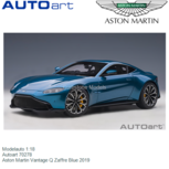 Modelauto 1:18 | Autoart 70278 | Aston Martin Vantage Q Zaffre Blue 2019 Modelauto 1:18 | Autoart 70278 | Aston Martin Vantage Q Zaffre Blue 2019