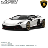 Modelauto 1:43 | Looksmart LS532D | Lamborghini Aventador Ultimae Roadster Bianco Asopo 2021 Modelauto 1:43 | Looksmart LS532D | Lamborghini Aventador Ultimae Roadster Bianco Asopo 2021