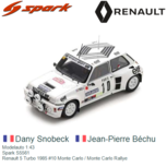 Modelauto 1:43 | Spark S5561 | Renault 5 Turbo 1985 #10 Monte Carlo / Monte Carlo Rallye Modelauto 1:43 | Spark S5561 | Renault 5 Turbo 1985 #10 Monte Carlo / Monte Carlo Rallye