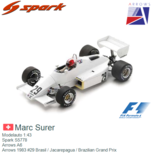 Modelauto 1:43 | Spark S5778 | Arrows A6 | Arrows 1983 #29 Brasil / Jacarepagua / Brazilian Grand Prix Modelauto 1:43 | Spark S5778 | Arrows A6 | Arrows 1983 #29 Brasil / Jacarepagua / Brazilian Grand Prix