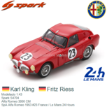 Modelauto 1:43 | Spark S4704 | Alfa Romeo 3000 CM | SpA Alfa Romeo 1953 #23 France / Le Mans 24 Hours Modelauto 1:43 | Spark S4704 | Alfa Romeo 3000 CM | SpA Alfa Romeo 1953 #23 France / Le Mans 24 Hours