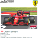 Modelauto 1:43 | Looksmart LSF1038 | Ferrari SF21 | Scuderia Ferrari 2021 #16 Britain / Silverstone / British Grand Prix Modelauto 1:43 | Looksmart LSF1038 | Ferrari SF21 | Scuderia Ferrari 2021 #16 Britain / Silverstone / British Grand Prix