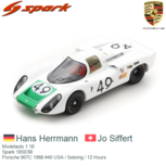 Modelauto 1:18 | Spark 18SE68 | Porsche 907C 1968 #40 USA / Sebring / 12 Hours Modelauto 1:18 | Spark 18SE68 | Porsche 907C 1968 #40 USA / Sebring / 12 Hours