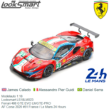 Modelauto 1:18 | Looksmart LS18LM023 | Ferrari 488 GTE EVO LMGTE-PRO | AF Corse 2020 #51 France / Le Mans 24 Hours Modelauto 1:18 | Looksmart LS18LM023 | Ferrari 488 GTE EVO LMGTE-PRO | AF Corse 2020 #51 France / Le Mans 24 Hours
