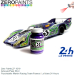 | Zero Paints ZP-1019 | Airbrush Paint 60ml | Psychedelic Martini Racing Team France / Le Mans 24 Hours | Zero Paints ZP-1019 | Airbrush Paint 60ml | Psychedelic Martini Racing Team France / Le Mans 24 Hours