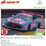 Modelauto 1:18 | Spark 18SG054 | Mercedes Benz AMG GT3 | GetSpeed 2021 #7 Germany / Nürburgring / 24 Hours Modelauto 1:18 | Spark 18SG054 | Mercedes Benz AMG GT3 | GetSpeed 2021 #7 Germany / Nürburgring / 24 Hours