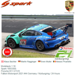 Modelauto 1:18 | Spark 18SG055 | Porsche 911 GT3 R | Falken Motorsport 2021 #44 Germany / Nürburgring / 24 Hours Modelauto 1:18 | Spark 18SG055 | Porsche 911 GT3 R | Falken Motorsport 2021 #44 Germany / Nürburgring / 24 Hours