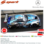 Modelauto 1:18 | Spark 18SB026 | Mercedes Benz AMG GT3 | Mercedes-AMG Team AKKA ASP 2020 #88 Belgium / Spa-Francorchamps / 24 Hours Modelauto 1:18 | Spark 18SB026 | Mercedes Benz AMG GT3 | Mercedes-AMG Team AKKA ASP 2020 #88 Belgium / Spa-Francorchamps / 24 Hours