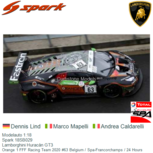 Modelauto 1:18 | Spark 18SB029 | Lamborghini Huracán GT3 | Orange 1 FFF Racing Team 2020 #63 Belgium / Spa-Francorchamps / 24 Hours Modelauto 1:18 | Spark 18SB029 | Lamborghini Huracán GT3 | Orange 1 FFF Racing Team 2020 #63 Belgium / Spa-Francorchamps / 24 Hours