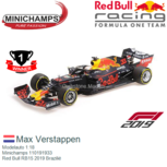 Modelauto 1:18 | Minichamps 110191933 | Red Bull RB15 2019 Brazilië Modelauto 1:18 | Minichamps 110191933 | Red Bull RB15 2019 Brazilië