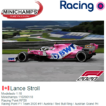 Modelauto 1:18 | Minichamps 110200118 | Racing Point RP20 | Racing Point F1 Team 2020 #11 Austria / Red Bull Ring / Austrian Grand Pri Modelauto 1:18 | Minichamps 110200118 | Racing Point RP20 | Racing Point F1 Team 2020 #11 Austria / Red Bull Ring / Austrian Grand Pri