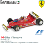 Modelauto 1:43 | Brumm R578B-CH | Ferrari 312 T4 1979 #23 USA / Long Beach / USA West Grand Prix Modelauto 1:43 | Brumm R578B-CH | Ferrari 312 T4 1979 #23 USA / Long Beach / USA West Grand Prix