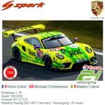 Modelauto 1:18 | Spark 18SG052 | Porsche 911 GT3 R | Manthey Racing 2021 #911 Germany / Nürburgring / 24 Hours Modelauto 1:18 | Spark 18SG052 | Porsche 911 GT3 R | Manthey Racing 2021 #911 Germany / Nürburgring / 24 Hours
