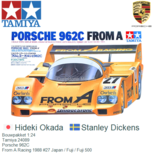 Bouwpakket 1:24 | Tamiya 24089 | Porsche 962C | From A Racing 1988 #27 Japan / Fuji / Fuji 500 Bouwpakket 1:24 | Tamiya 24089 | Porsche 962C | From A Racing 1988 #27 Japan / Fuji / Fuji 500
