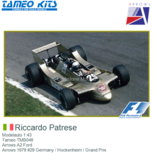 Modelauto 1:43 | Tameo TMB048 | Arrows A2 Ford | Arrows 1979 #29 Germany / Hockenheim / Grand Prix Modelauto 1:43 | Tameo TMB048 | Arrows A2 Ford | Arrows 1979 #29 Germany / Hockenheim / Grand Prix