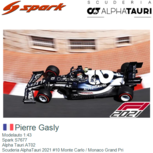 Modelauto 1:43 | Spark S7677 | Alpha Tauri AT02 | Scuderia AlphaTauri 2021 #10 Monte Carlo / Monaco Grand Pri Modelauto 1:43 | Spark S7677 | Alpha Tauri AT02 | Scuderia AlphaTauri 2021 #10 Monte Carlo / Monaco Grand Pri