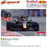 Modelauto 1:43 | Spark S7667 | Red Bull RB16B | Red Bull Racing 2021 #11 Azerbaijan / Baku / Azerbaijan Grand Prix Modelauto 1:43 | Spark S7667 | Red Bull RB16B | Red Bull Racing 2021 #11 Azerbaijan / Baku / Azerbaijan Grand Prix